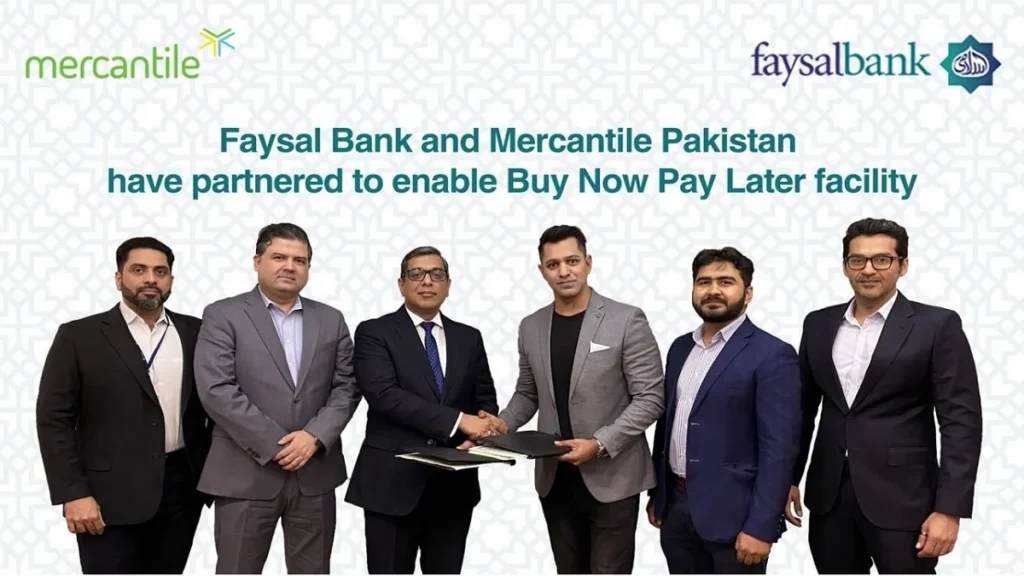 Faysal Bank partners with Mercantile Pakistan to offer BNPL service