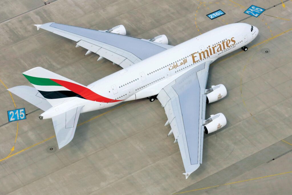 Emirates plane