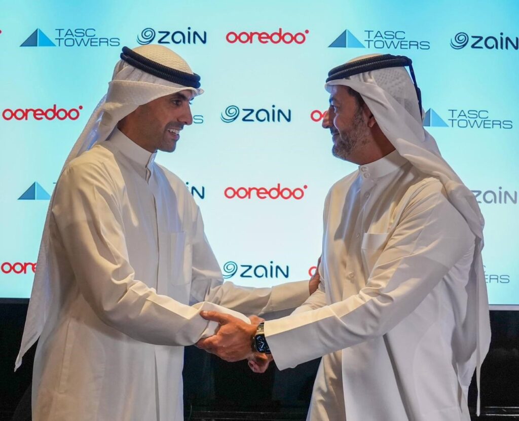 Ooredoo, Zain & TASC Towers join forces